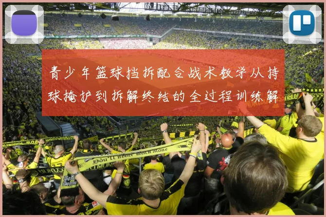 青少年篮球挡拆配合战术教学从持球掩护到拆解终结的全过程训练解析