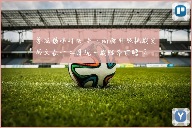 拳坛巅峰对决 井上尚弥升级挑战史蒂文森十二月统一战赔率前瞻